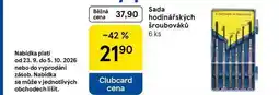 Tesco Sada hodinářských šroubováků, 6 ks nabídka