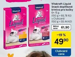 Tesco Vitakraft Liquid Snack doplňkové krmivo pro kočky nabídka