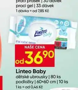 Hruška Linteo Baby dětské ubrousky 80 ks nabídka