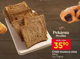 Hruška Chléb toustový zlatý nabídka