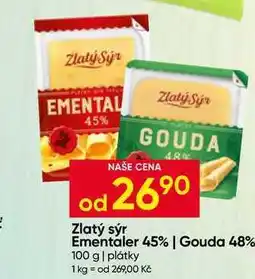 Hruška Zlatý sýr Ementaler 45% nabídka