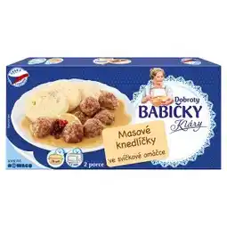 Hruška Nowaco Dobroty Babičky Kláry Masové knedlíčky ve svíčkové omáčce 450g nabídka