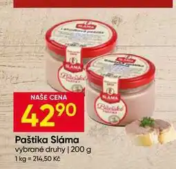 Hruška Paštika Sláma vybrané druhy nabídka