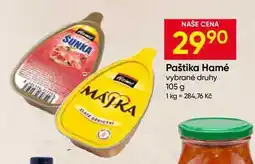 Hruška Hamé Paštika 105g, vybrané druhy nabídka