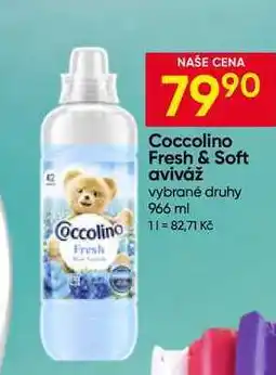 Hruška Coccolino Fresh & Soft aviváž vybrané druhy nabídka