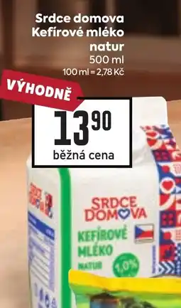 Billa Srdce domova kefírové mléko natur nabídka