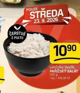 Flop PAŘÍŽSKÝ SALÁT nabídka