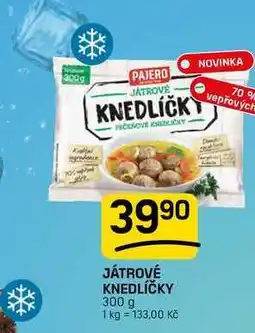 Flop JÁTROVÉ KNEDLÍČKY nabídka
