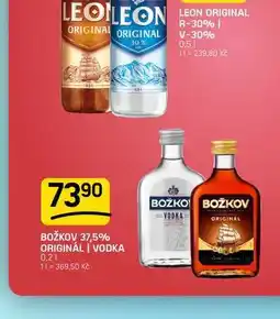 Flop BOŽKOV 37,5% ORIGINÁL | VODKA nabídka
