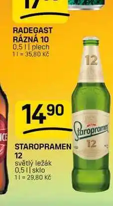 Flop STAROPRAMEN 12 světlý ležák nabídka