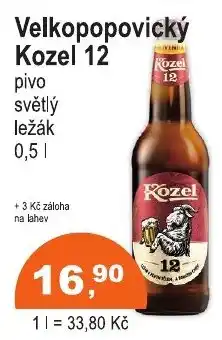 COOP DISKONT Kozel světlý ležák nabídka