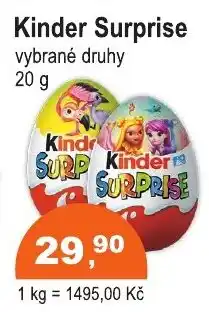 COOP DISKONT Kinder Surprise nabídka