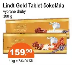 COOP DISKONT Lindt Gold Tablet čokoláda nabídka