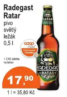 COOP DISKONT Radegast Ratar nabídka