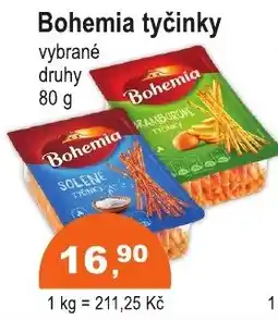 COOP DISKONT Bohemia tyčinky nabídka