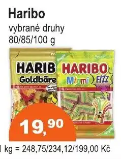 COOP DISKONT Haribo vybrané druhy nabídka