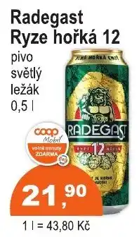 COOP DISKONT Radegast ryze hořká 12 nabídka