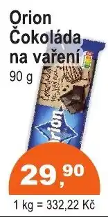 COOP DISKONT Orion čokoláda na vaření nabídka