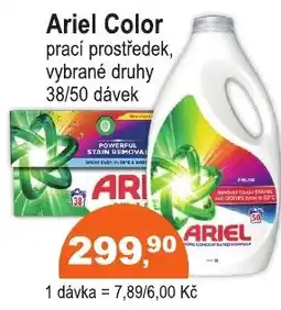 COOP DISKONT Ariel Color prací prostředek nabídka