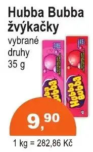 COOP DISKONT Hubba Bubba žvýkačky nabídka