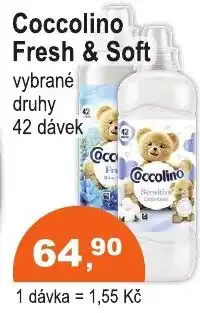 COOP DISKONT Coccolino Fresh & Soft nabídka