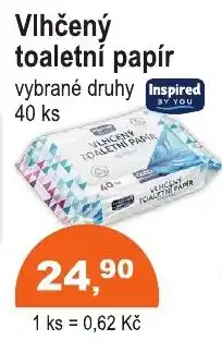 COOP DISKONT Inspired by you vlhčený toaletní papír nabídka