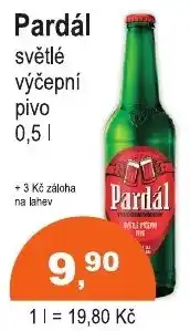 COOP DISKONT Pardál světlé výčepní pivo nabídka