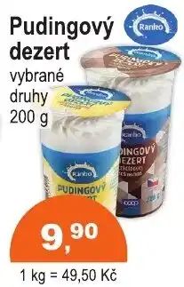COOP DISKONT Ranko pudingový dezert nabídka
