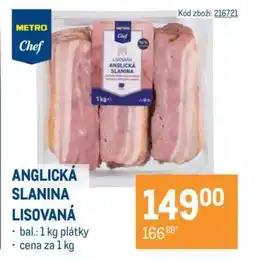 Makro Anglická slanina lisovaná nabídka