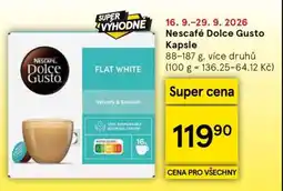 Tesco Nescafé Dolce Gusto kapsle nabídka