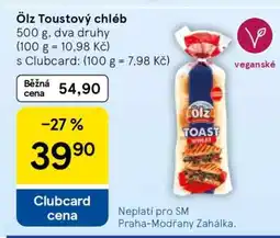 Tesco Ölz toustový chléb nabídka