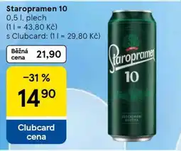 Tesco Staropramen 10 nabídka