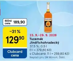 Tesco TUZEMÁK JINDŘICHOHRADECKÝ nabídka