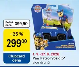 Tesco Paw Patrol Vozidlo nabídka