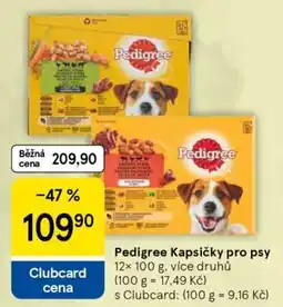 Tesco Pedigree kapsičky pro psy nabídka