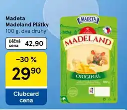 Tesco Madeta Madeland plátky nabídka