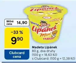 Tesco Madeta Lipánek nabídka
