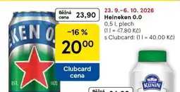 Tesco Heineken 0,0 nabídka