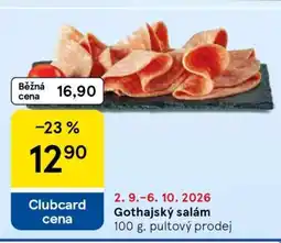Tesco Gothajský salám nabídka