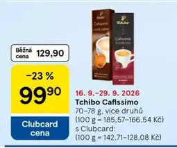 Tesco Tchibo Cafissimo nabídka