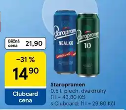 Tesco Staropramen nabídka