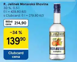 Tesco R. Jelínek Moravská lihovina nabídka