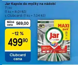 Tesco Jar kapsle do myčky na nádobí nabídka