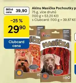 Tesco Akinu Masička Pochoutky nabídka