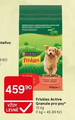Tesco FRISKIES ACTIVE GRANULE PRO PSY nabídka