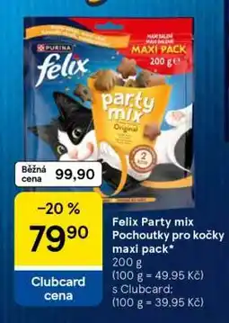 Tesco Felix Party mix Pochoutky pro kočky maxi pack nabídka