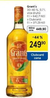Tesco Grant‘s nabídka