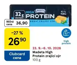 Tesco Madeta High Protein zrající sýr nabídka