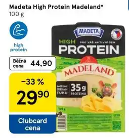 Tesco Madeta High Protein Madeland nabídka