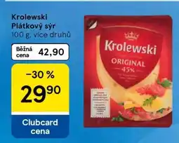 Tesco Krolewski Plátkový sýr nabídka